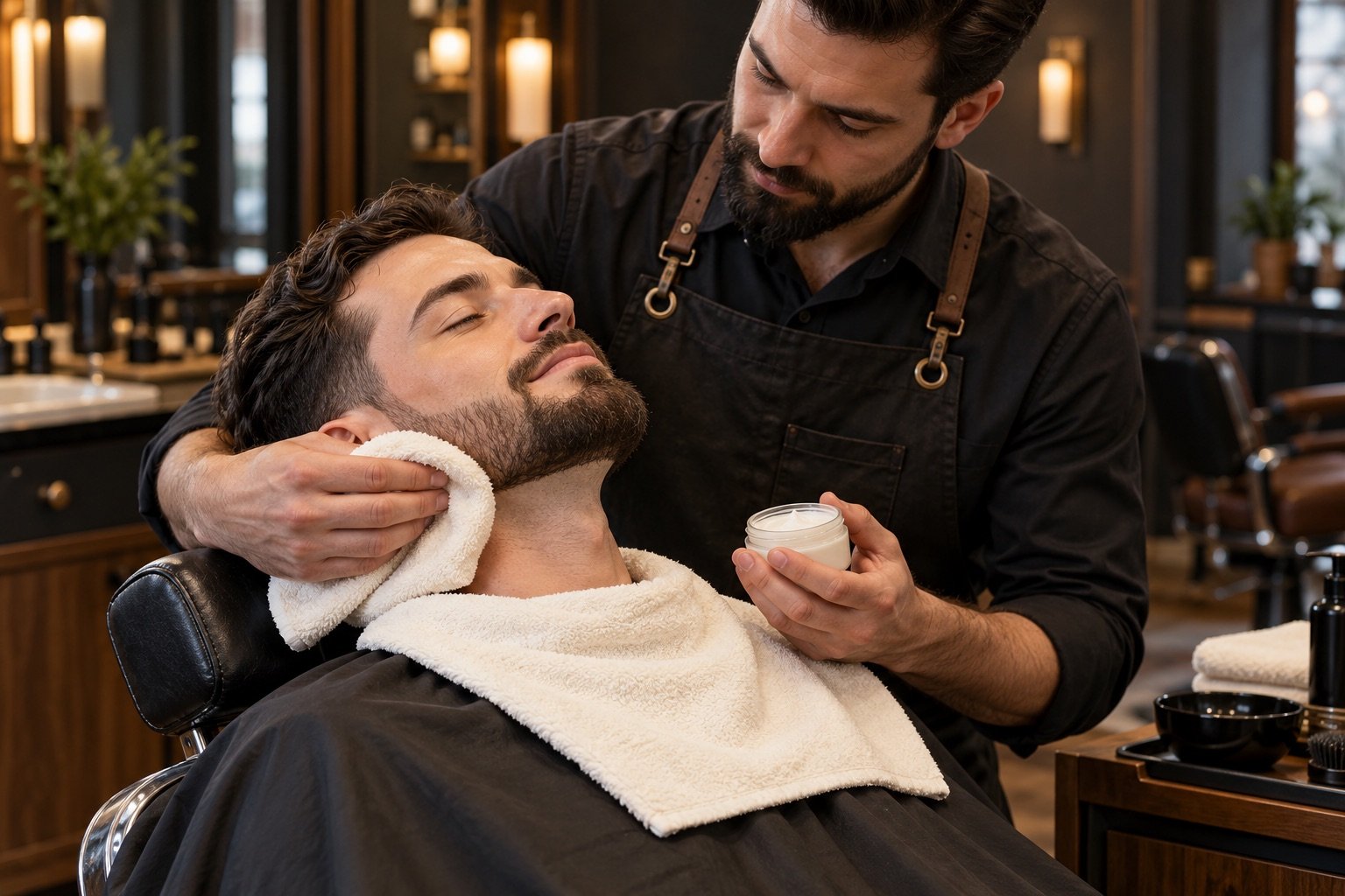 Cuidados com a pele depois de fazer a barba